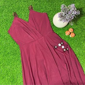 Berrylush slit long dress